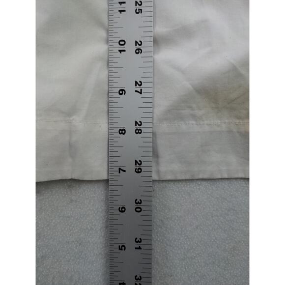 Womens RSVP By Talbots Beaded V Neck Long Sleeve Shirt Size XL White & Brown - Picture 12 of 12